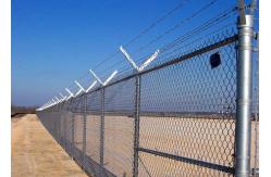 China PVC Coated Wire Highway Galvanized Chain Link Fence supplier