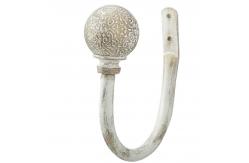China Electroplating 35mm Elliptical Pattern Curtain Hook Extenders supplier