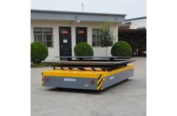 China Automatic Charging Trackless Transfer Cart Electric With Steel Plate Wheels Base 1500mm supplier
