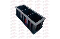 China Plastic Cube Mould 100 Mm 3 Gangs Concrete Testing Equipment supplier