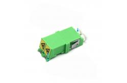 China Telecommunication LC APC Duplex Optical Fiber Adapter with Flip Auto Shutter supplier