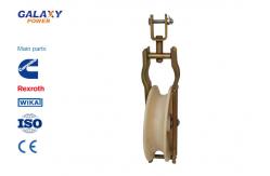 China Iso Wire Pulling Pulley , Block And Tackle Pulley For Transmission Line supplier
