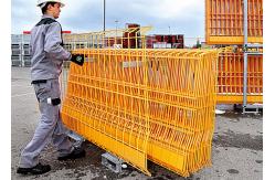 China Q235 Steel Mesh Edge Protection Fencing With Toeboard For Building supplier