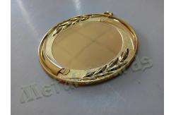 China 3D Lacework Engraved Soccer Medals For Kids , Custom Medals And Ribbons supplier