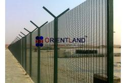 China PVC Coated 358 Security Mesh , Anti Climb Prison Mesh Fencing 8 Gauge supplier
