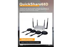 China Android BYOD Wireless Presentation 65m , USB Hdmi Vga Switcher supplier
