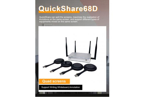 Android BYOD Wireless Presentation 65m , USB Hdmi Vga Switcher