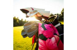 China Custom Printed Logo High Quality Golf Towels Microfiber Waffle Golf Towel With Hook supplier