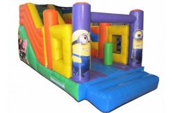 China Long stripes inflatable combo inflatable minions themed combo cute minions inflatable combo supplier