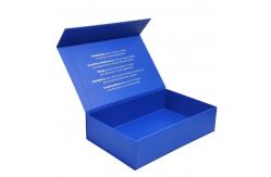 China Recyclable Blue Paper Slide Open Cardboard Drawer Packaging for Elegant Skincare supplier