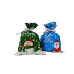Chocolate PET / VMPET / PE Christmas Wrapping Bags With Drawstrings No Handle for sale