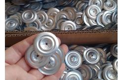 China 30mm Galvanized Steel Round Insulation Washer With Bevel Edge supplier