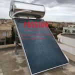 Blue Titanium Flat Plate 150L Solar Water Heater Black Flat Panel Solar Collector for sale