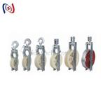 10KN Single Clevis Style Nylon Aluminum Sheave Conductor Stringing Blocks for sale