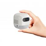 FLYIN M2 mini square DLP projector portable with built-in battery 4K outdoor camping proyector for sale