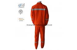 China Orange 100 Cotton EN14116 EN11612 Fire Retardant Suit supplier