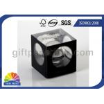 Logo Printed Clear PET Box With Plastic Window , Clear Plastic Box UV Coating