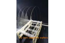 China 12inch 300mm No Notch Sapphire Substrate Wafer Crystal Glass High Optical Transmittance supplier