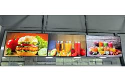 China 700nits FHD Indoor Digital Menu Board For Fast Food Advertising supplier