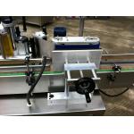 Silver Gray 220V 50Hz Bottle Sticker Machine PLC Hot Melt Labeling Machine for sale