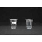 Transparent 12oz 90mm Biodegradable PLA Cups Compostable for sale