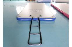 China DWF Inflatable Water Games Floating Sea Boat Docks With Ladder supplier