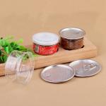 Clear Pet Jars Plastic Container For Powder Nuts for sale
