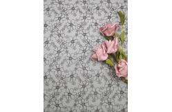 China 125cm Embroidered Lace Netting Fabric Full Nylon Mesh OEKO TEX Standard 100 supplier