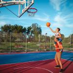 Silicon PU Acrylic Tennis Court Outdoor Eco Basketball Court Installation for sale
