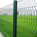 3D Curvy PVC Coated Welded Wire Mesh Fencing , Metal Security Fence Panels For Airport for sale