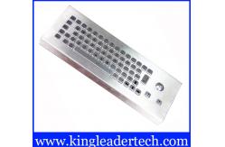China USB Interface Desktop Rugged Keyboard Trackball With 65 Keys supplier