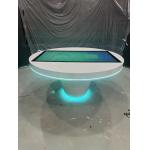 43 inch Black RGB Lighting LCD Touch Screen Table with Android WiFi IR/Capacitive Touch and 5mm Tempered Glass Cover for sale