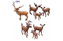 China Custom Plastic PVC Wild Animal Figures Toys For Toddlers OEM Design supplier
