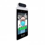 Temperature Measuring Face Recognition Thermometer 50cm Distance IP65 With LCD Screen for sale