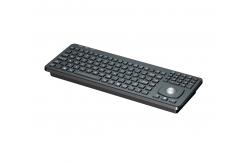 China IP68 Silicone Industrial Keyboard With 111 Keys And 800 DPI Trackball supplier