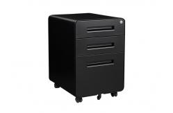 China Movable 3 Drawer Lockable Filing Cabinet supplier