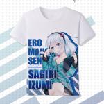 Custom White Casual Slim Fit Unisex T Shirt For Workout for sale