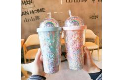 China OEM ODM 550ml Plastic Tumblers With Lids And Straws BPA Free supplier
