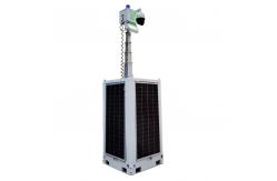 China Portable Solar Powered Camera CCTV Tower For Parking Lot Monitoring supplier