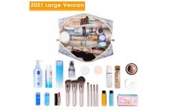 China Customized Soild Pattern Cosmetic Bag Organizer Waterproof supplier