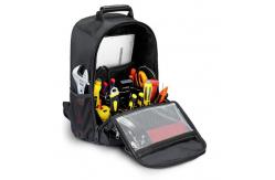 China Oxford Backpack Tool Bag Black Multi Pocket Tool Bag With Waist Bag supplier