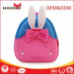 Pink Neoprene Toddler Backpack With Pretty Bowknot / Grab Handle for sale
