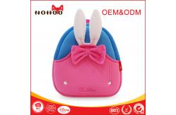 China Pink Neoprene Toddler Backpack With Pretty Bowknot / Grab Handle supplier