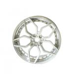 2 Piece Forged Wheel 20 Inch Brushed and Polished Car Wheel for sale