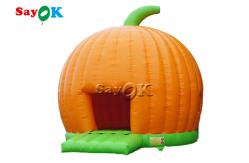 China 4x3.8mH Orange Inflatable Bounce Pumpkin Jumping Castle supplier
