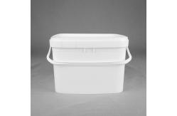 China 3 Liters Transparent Rectangular Plastic Bucket With ISO9001 supplier