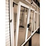 Customized UPVC Tilt And Turn Window Double Glazed For Commercial And Residential