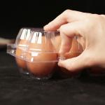 PET / PLA Thickening Blister Packaging Tray Customer Clear Plastic For Eggs for sale