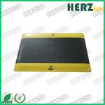 Yellow / Black Anti Fatigue Mats Industrial 3 Layers Structure Customized Size for sale