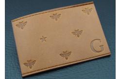 China Washable Disbossed / Embossed Leather Patches For Jeans Customized Logo supplier